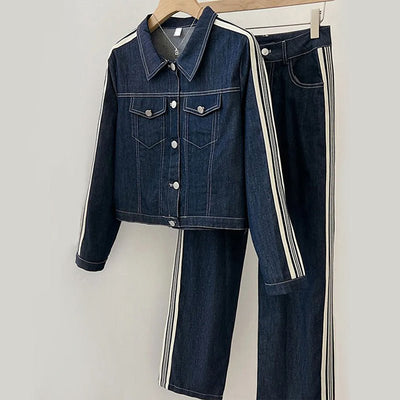 Aria Storm Urban Chic Denim Set - Infinityloyal