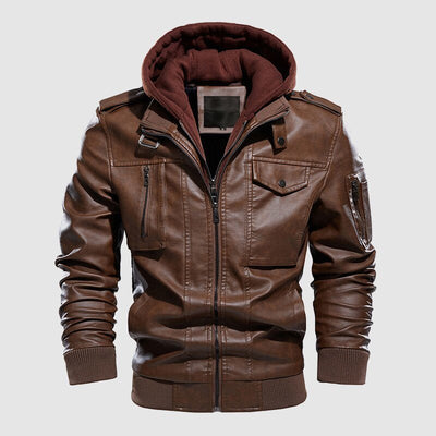 Shadow Leather Jacket - Infinityloyal