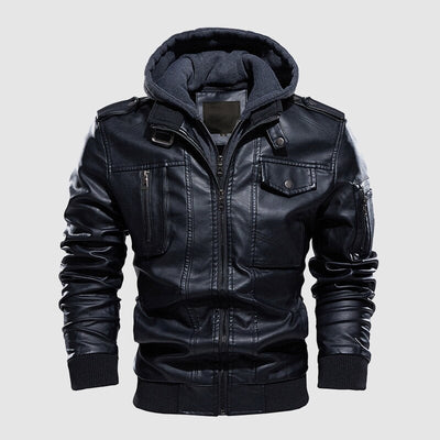 Shadow Leather Jacket - Infinityloyal