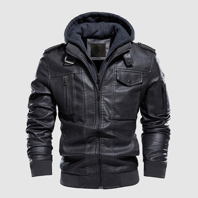 Shadow Leather Jacket - Infinityloyal