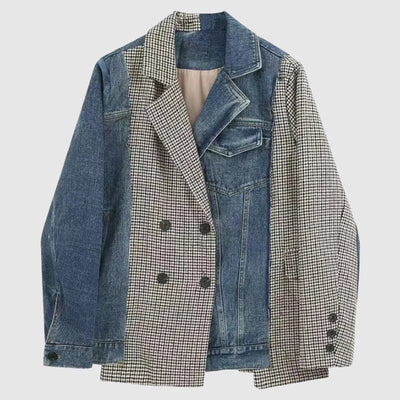 Sophie Malou Denim Patchwork Jacket - Infinityloyal