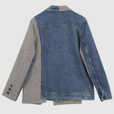 Sophie Malou Denim Patchwork Jacket