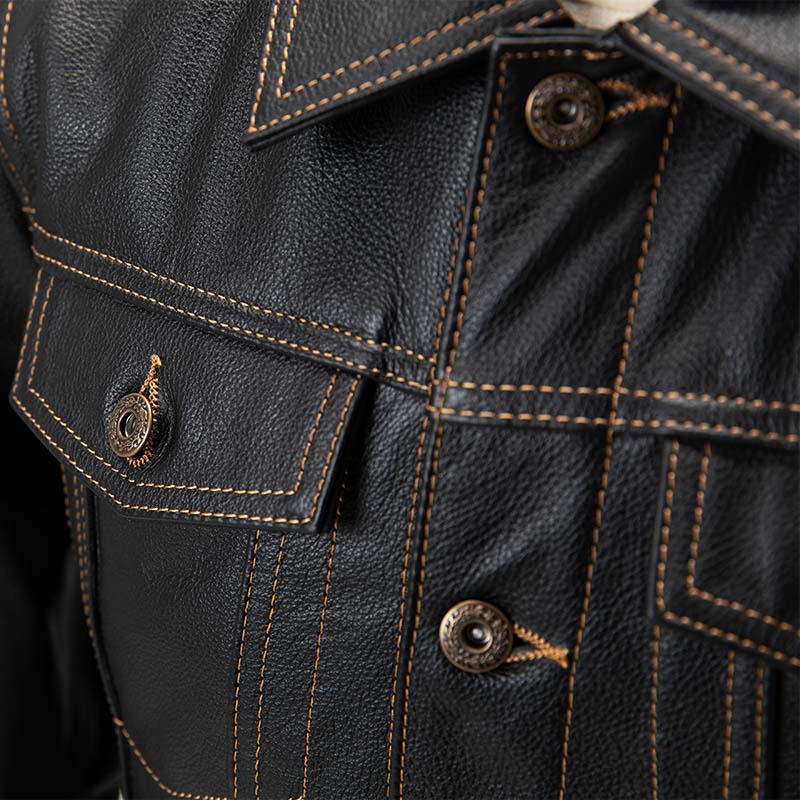 Vintage Biker Genuine Leather Jacket